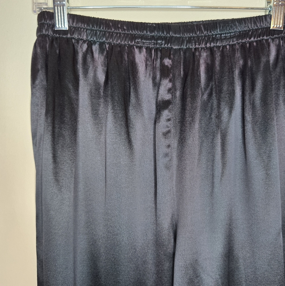 R & M RICHARDS BY KAREN WONG Vintage Satiny Flowy Elastic Waist Pant - Picture 3 of 8